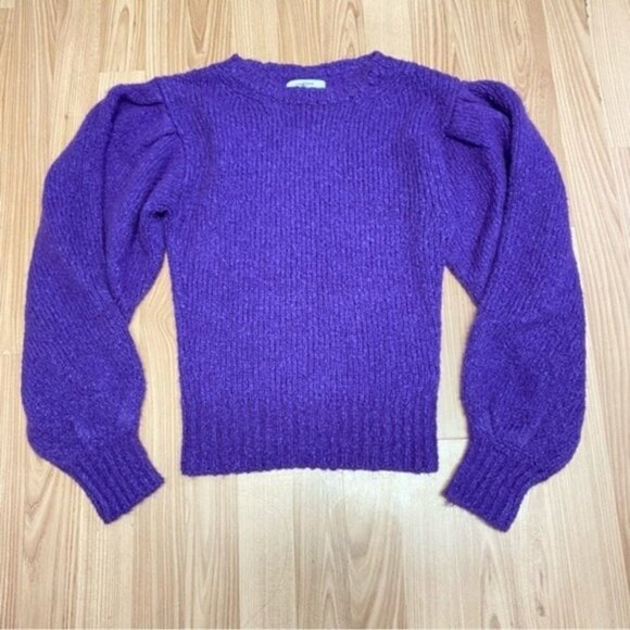 ISABEL MARANT‎ ÉTOILE Shaelyn Sweatshirt In Purple Women EU 36 US Size 4 - Picture 3 of 8